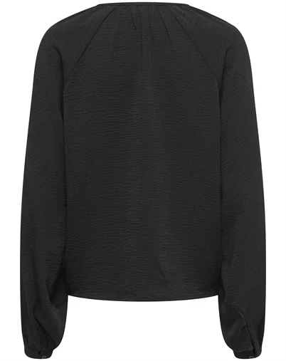 JDY - JDYDivya Life O-Neck Bluse - Black